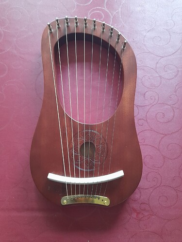 Gear4Music 10 string Lyre Harp